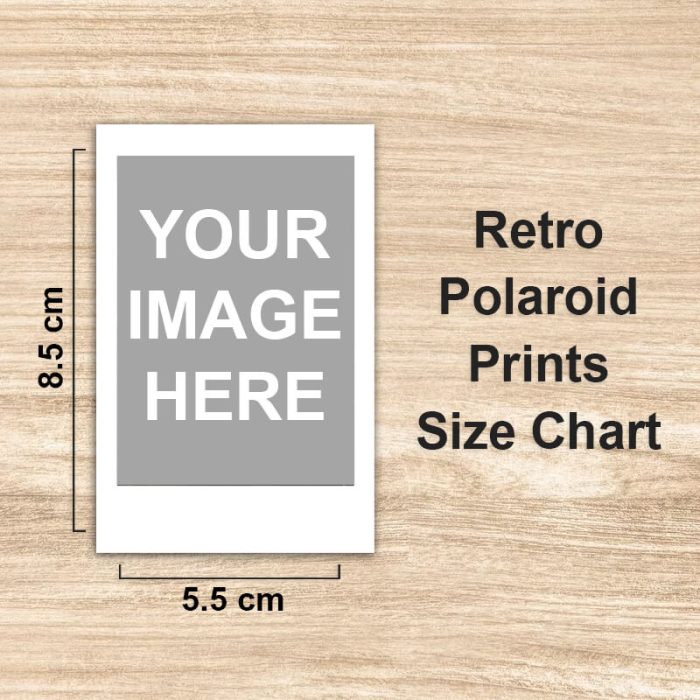 Polaroid Size Chart